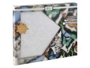 Mal efter tal (Paint by numbers) - Sommerfugle
