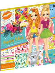 Besties - Design Pad 25 x 25 cm - Happy vibes