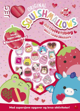 Squishmallows aktivitetsbog 2 med søde stickers