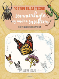 10 trin til at tegne sommerfugle og andre insekter